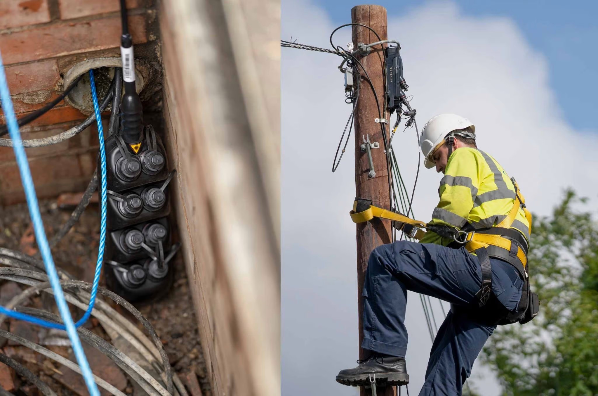 Apa bahan lan peralatan sing digunakake ing jaringan ftth?