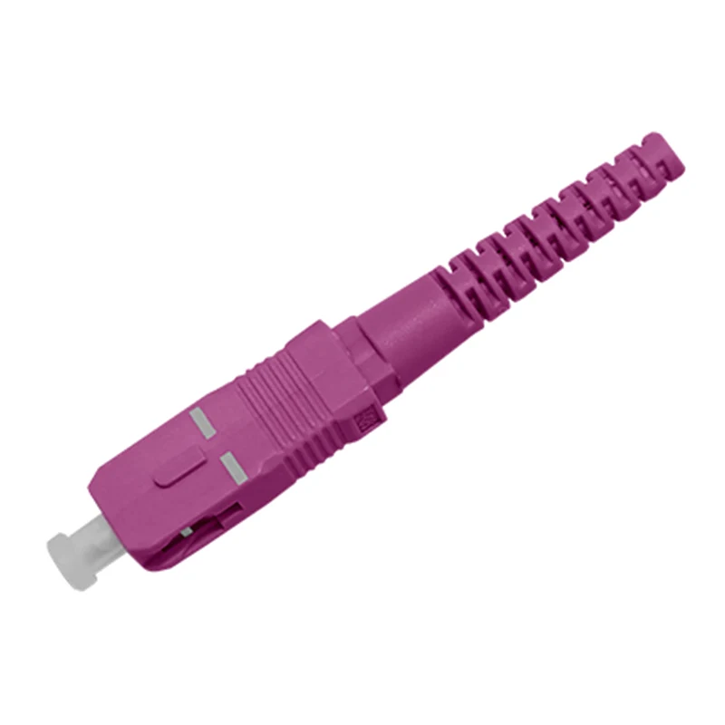 SC OM4 Konektor Kabel Drops Flat
